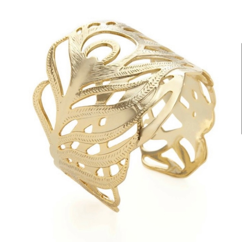 Kendra Scott feather cuff bracelet - retired